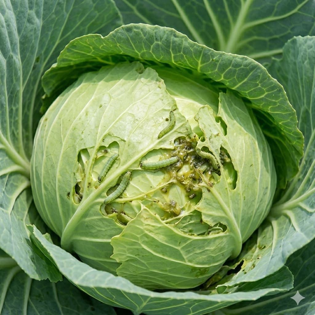 コナガ食害